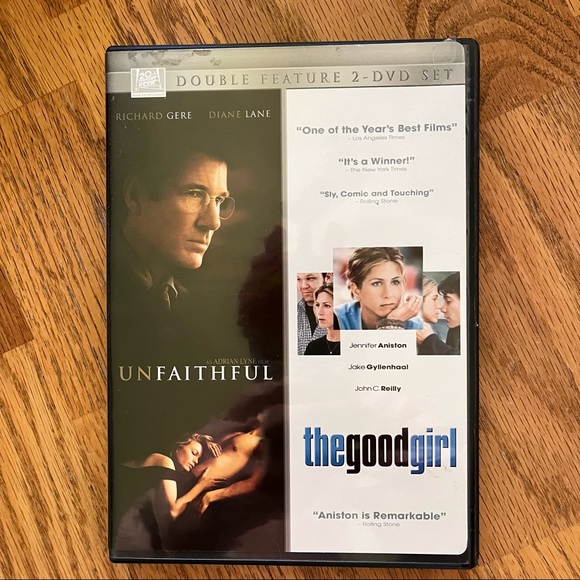 NWT/EUC Set of 4 Comedy & Thriller DVDs (Unfaithful/The Good Girl/Some Like Hot) - Picture 5 of 13